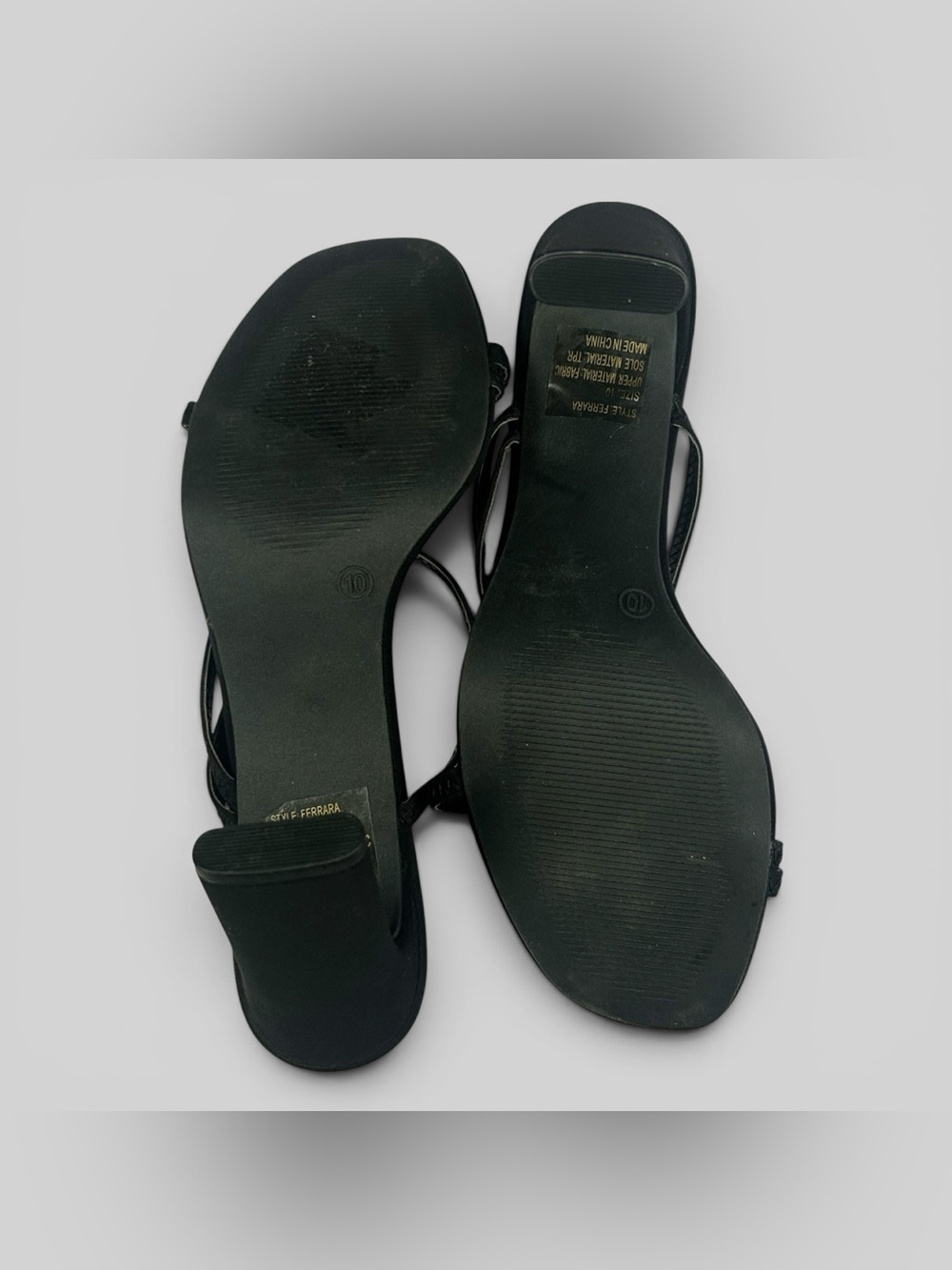 Lulus Ferrara Black Suede Strappy High Heel Sandals Size 10 | Minimalist Chic - Picture 9 of 10